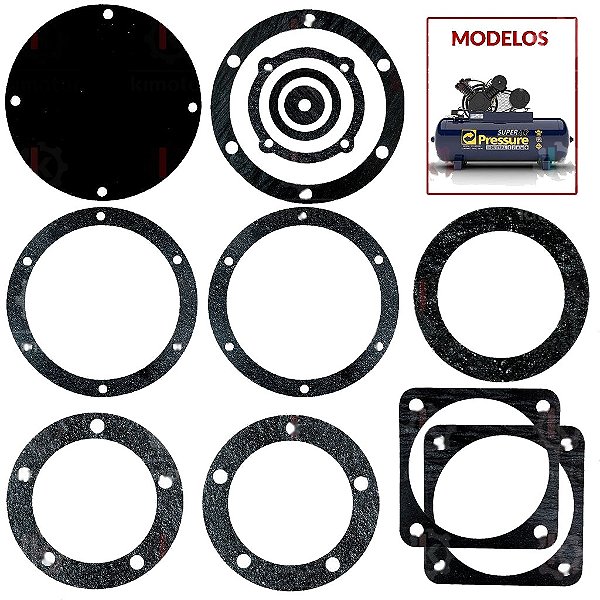 Jogo de Juntas Compressor Pressure PSV 40 TP / ON 30V - PLL (KIT013-419)