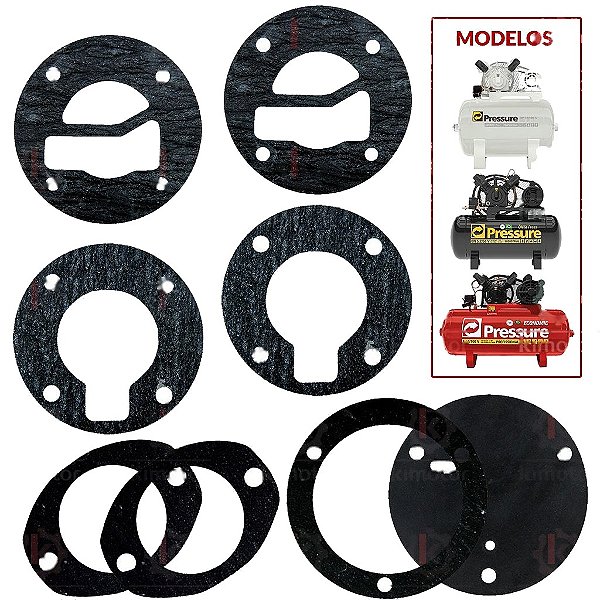 Jogo de Juntas Compressor Pressure PSV 5.2BP / E 10V - PLL (KIT013-338 - 705655)