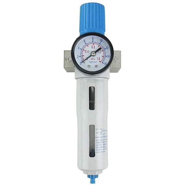Filtro Regulador Fluir AP - 1/4 (Alta Pressão - 16Bar)