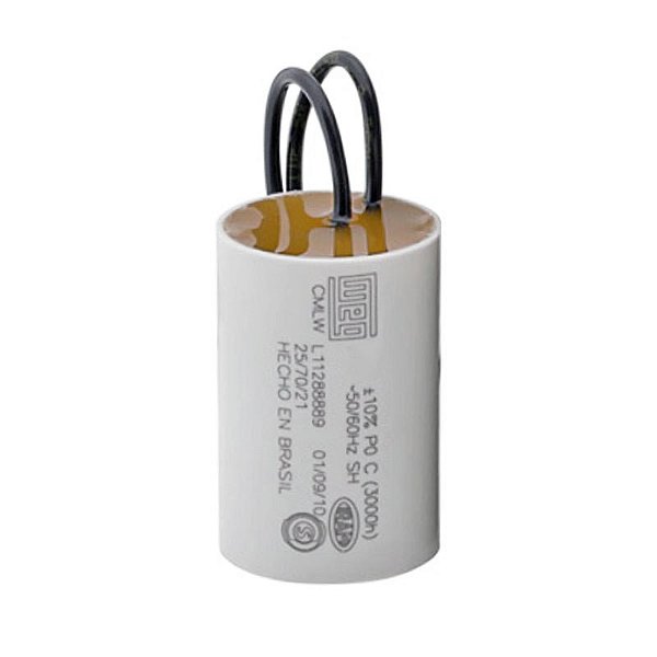 Capacitor Permanente WEG CMLW - 8uF - 250V Fio (8250F)