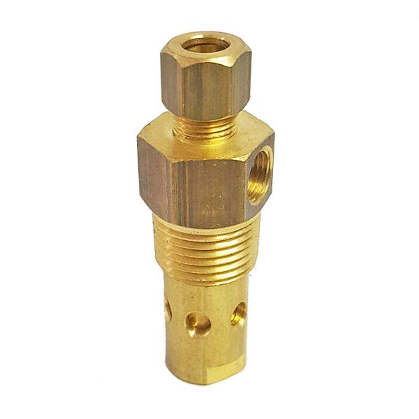 Válvula de Retenção Compressor - 1/2 M x 5/16 A x 1/8 F - Pressure ONP 5.2 / 7.6 / 10 / Notus 10 (703761 - VRT003-365)