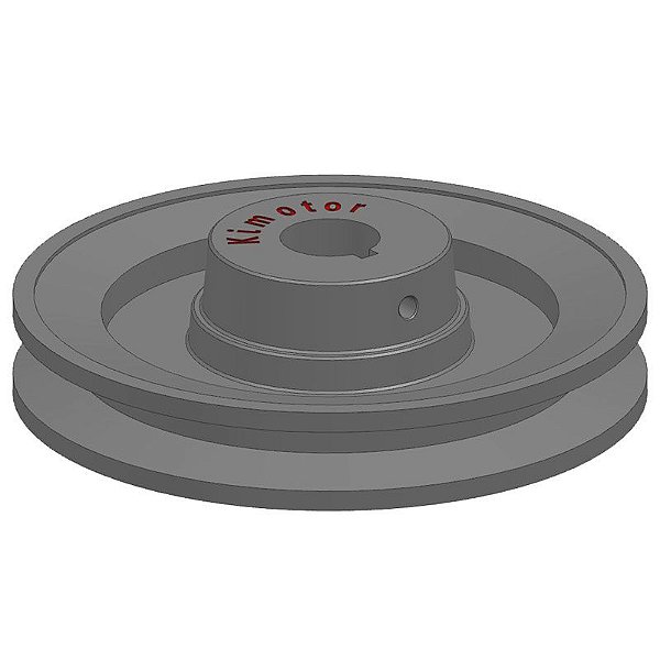Polia Aluminio Schulz CSL 20BR 120 mm - Canal 1A - Furo 3/4 (19,05 mm) - (709.0926-0) [P2D12]