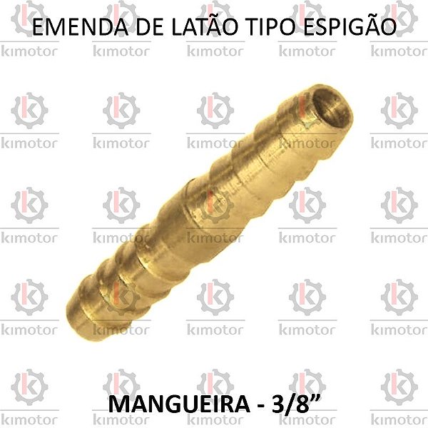União Emenda Espigão - 3/8 E x 3/8 E - (000889 - 720504)