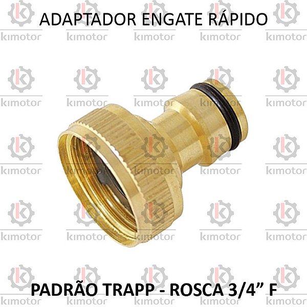 Adaptador Engate Agua Trapp Bronze DY8017C - 3/4F