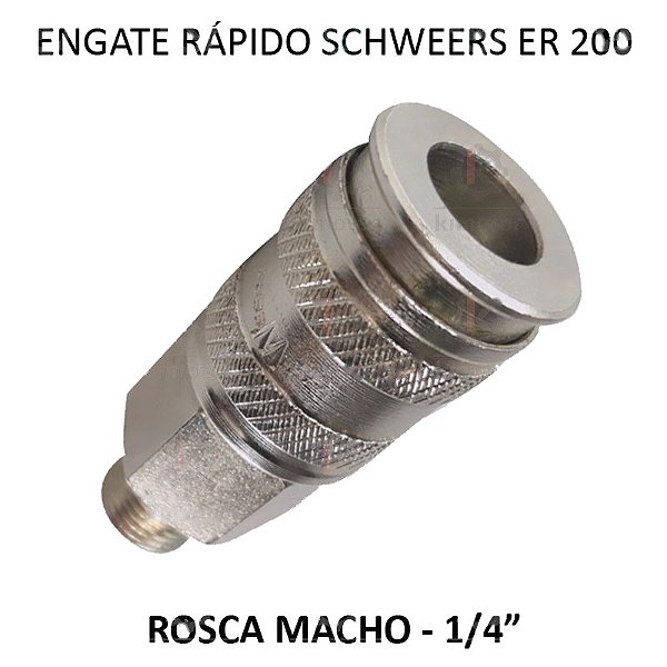 Engate Rápido Ar Schweers ER 200 - 1/4M (007348)