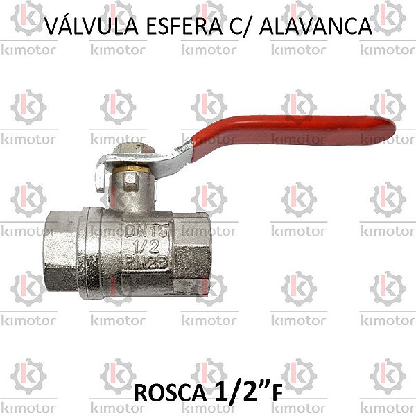 Valvula Esfera Alavanca Arcom - 1/2 FF (726161)