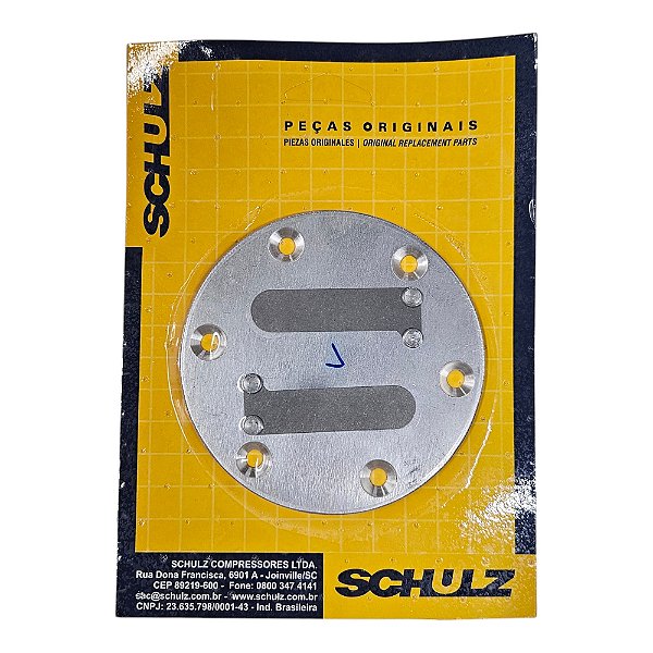 Placa de Valvula Schulz MS 2.3 Jet Master - Aspiracao (809.0372-3/AT) [P2 - I20]