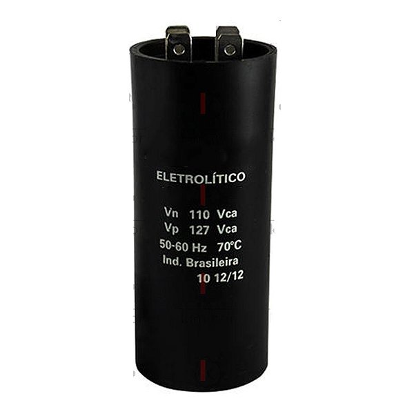 Capacitor Eletrolítico de Partida 1080/1296uF - 110V (10801296110)