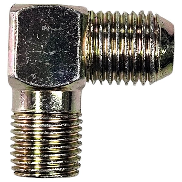Cotovelo Macho x Flange - 1/4 NPT - Compressor Motomil CMI 5 AD - Sem Furo Lateral