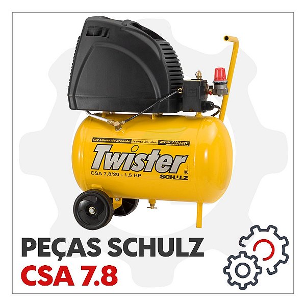 Vista Explodida Schulz Twister CSA 7.8 - Peças