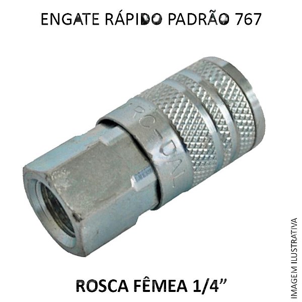 Engate Rápido Ar Arcom ARC ER14F - 1/4F