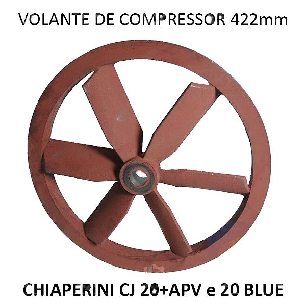 Volante Chiaperini 422mm x 1A - CJ 20+APV / 20 BLUE