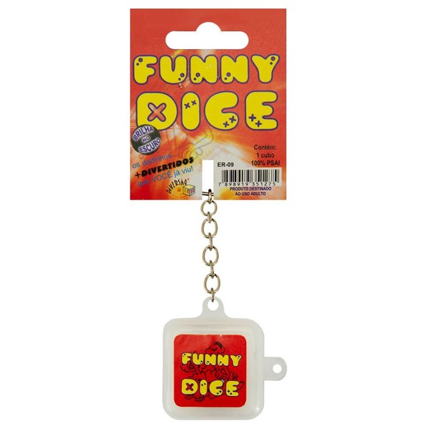 Dado Hétero Chaveiro Funny Dice
