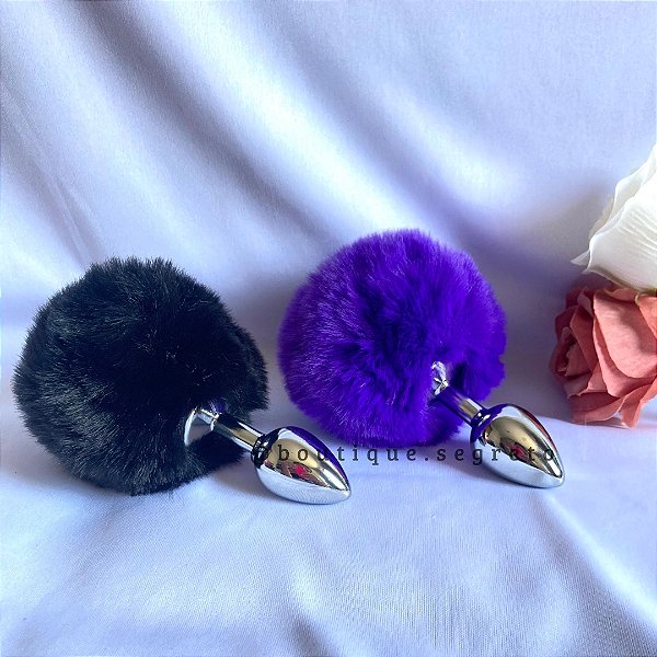 Plug Anal Aço Pompom