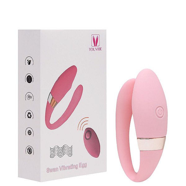 Vibrador Recarregável Luxo Casal Pontas Duplas 10 Vibrações Vipmix