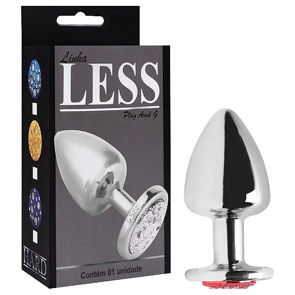 Plug G Less Abs Cromado Pedra Cravejada Hard