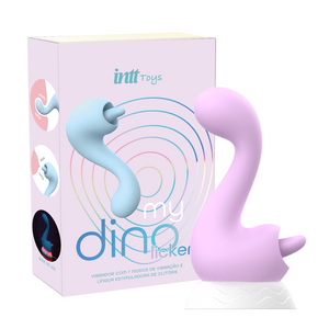 Vibrador My Dino Licker Azul Intt Wellness