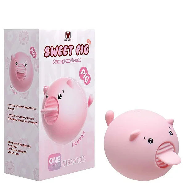 Estimulador Porquinho Sweet Pig Lilo Recarregavel Vipmix