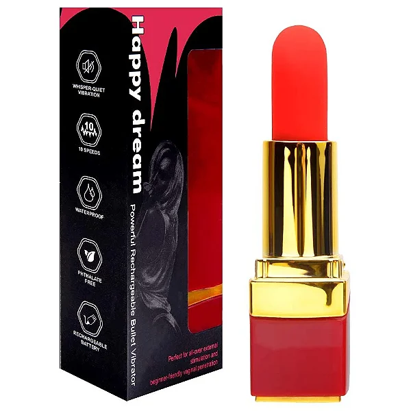 Vibrador Batom Recarregável