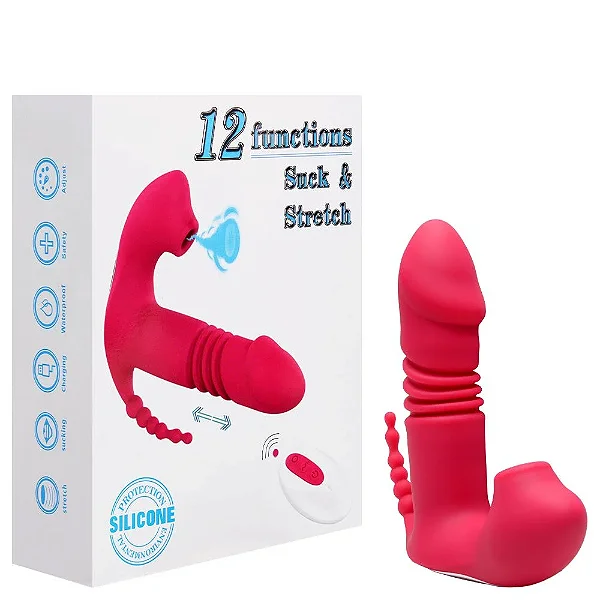 Vibrador Pulsação Vai E Vem Wireless Suck Sexy Import
