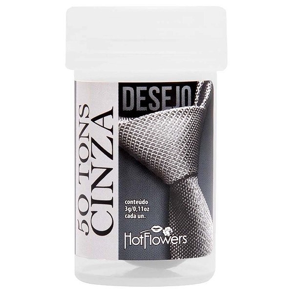 Bolinha 50 Tons De Cinza 02 Unidades Hot Flowers
