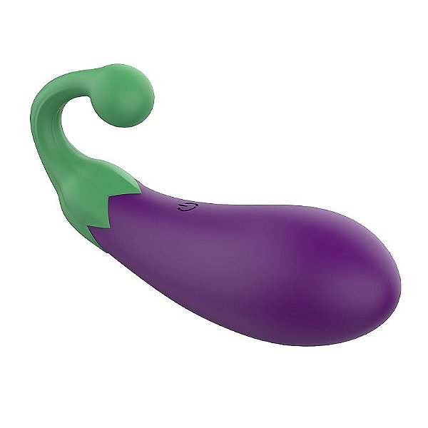 Vibrador Bullet em Formato de Berinjela / Vegetais - 9,6 x 3,1cm - SI