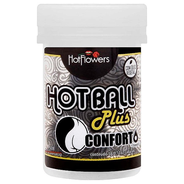 Bolinha Conforto Anestésica Hot Ball 2 Unidades Hot Flowers