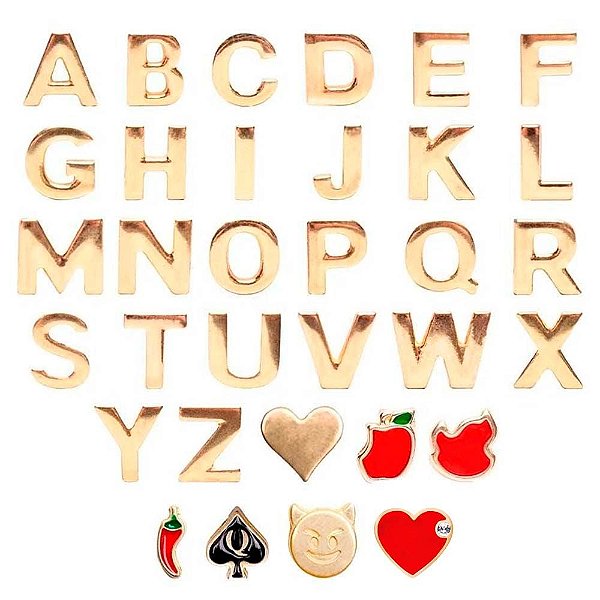 Letras Metal Para Calcinha Personalizável Tallyta