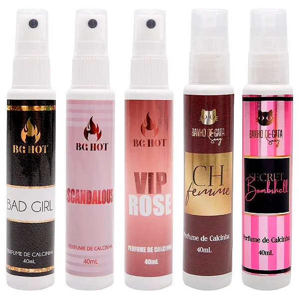 Perfume De Calcinha Antisséptico Banho De Gata 40Ml