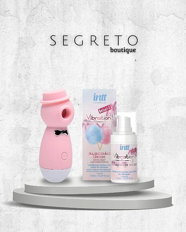 Kit Sugador Billy + INTT Vibration Power Algodão Doce | Kit Sensual