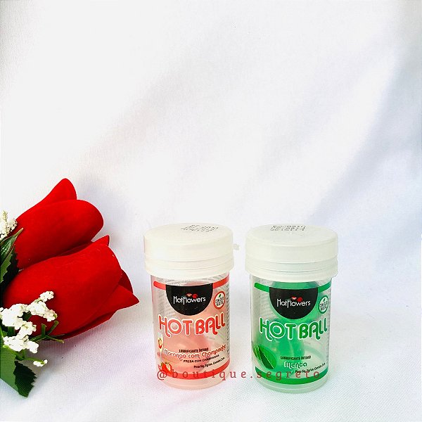 Bolinha Beijável Beija Muito Hot Flowers com 2un