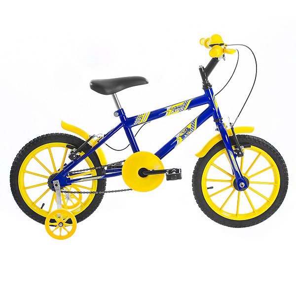 Bicicleta Infantil Aro 16 - Masculino - Com Rodinhas