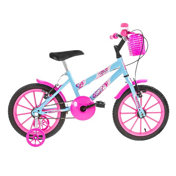 Bicicleta Infantil Aro 16 - Feminina - Com Rodinhas