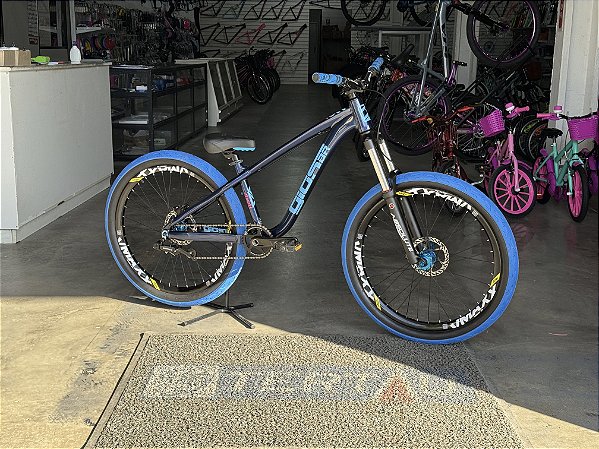 Bicicleta Aro 26 - GIOS 4Freaks - Azul Marinho com Azul Claro