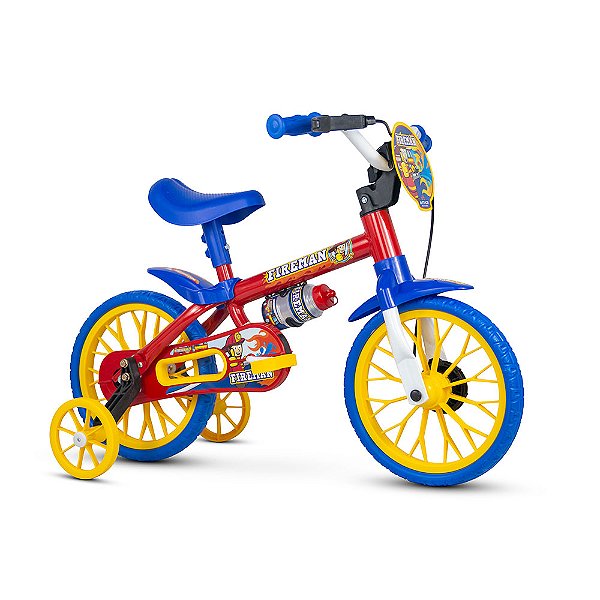 Bicicleta Infantil Aro 12 - Fireman - Nathor