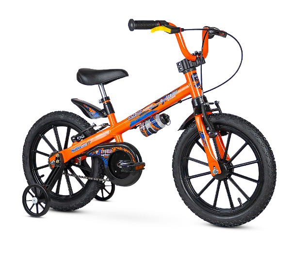 Bicicleta Infantil Aro 16 - Extreme Masculina - Laranja - Nathor