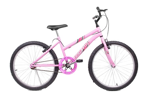 Bicicleta Aro 24 - MTB - Feminina - Sem Marchas - Cores