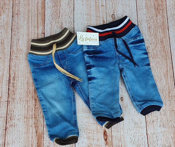 Calça jeans bebê - La Fofura - Enxoval de bebê e Bolsas de Maternidade