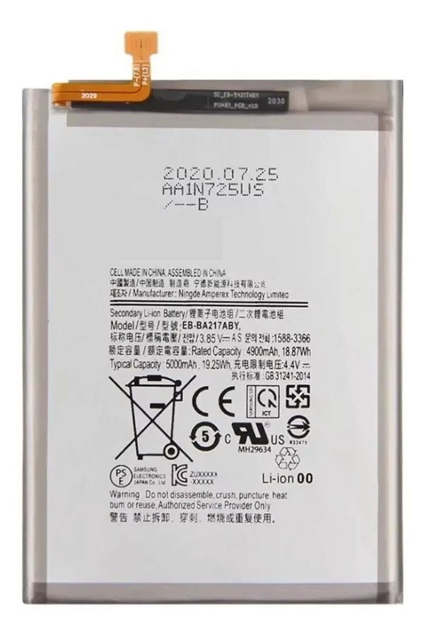 Bateria Para Galaxy A21s A217 Eb-ba217aby