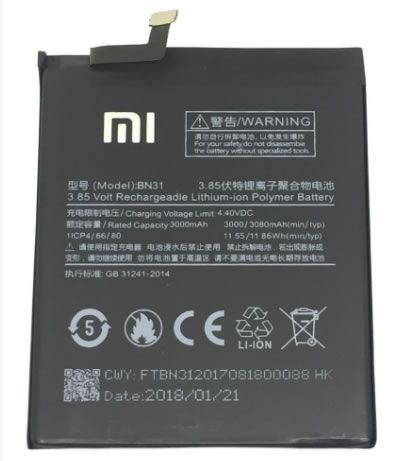 Bateria Xiaomi MI A1 MI 5X