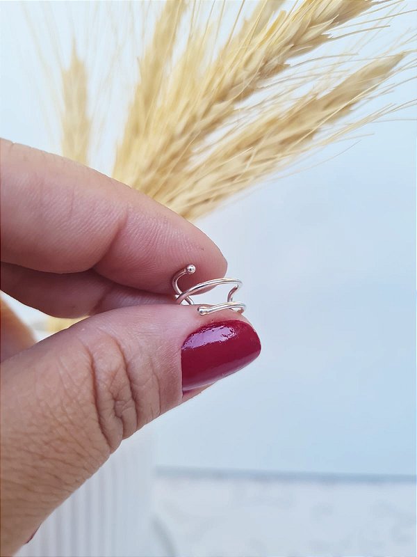 Piercing Fake Delicado Prata