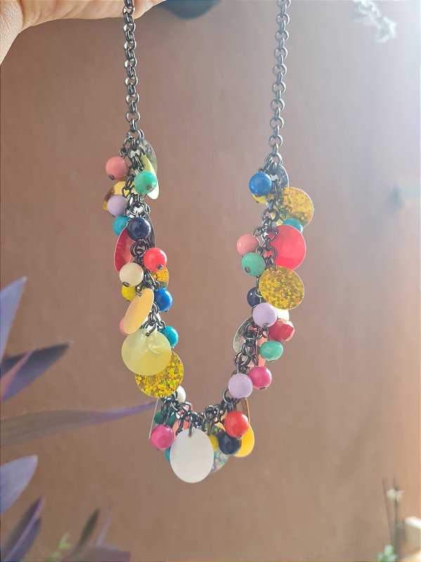 Colar colorido Carnaval