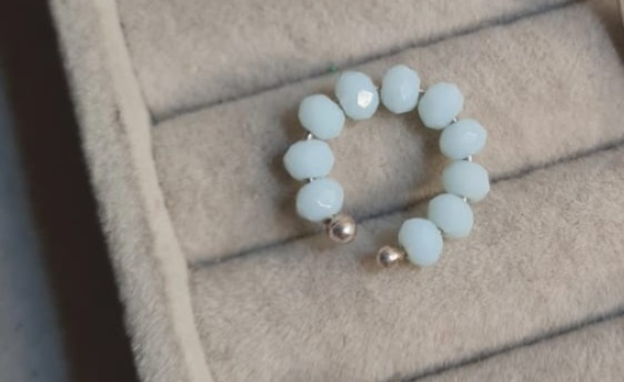 Piercing Fake Azul Pedras