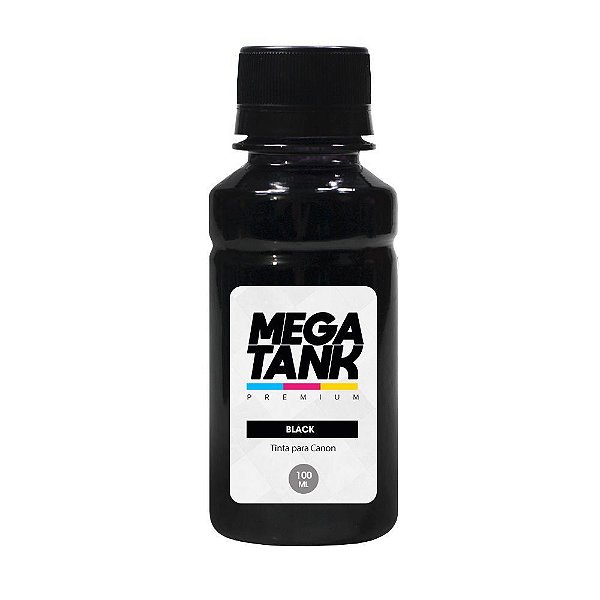 Tinta para Canon G5010 Black Pigmentada 100ml Mega Tank