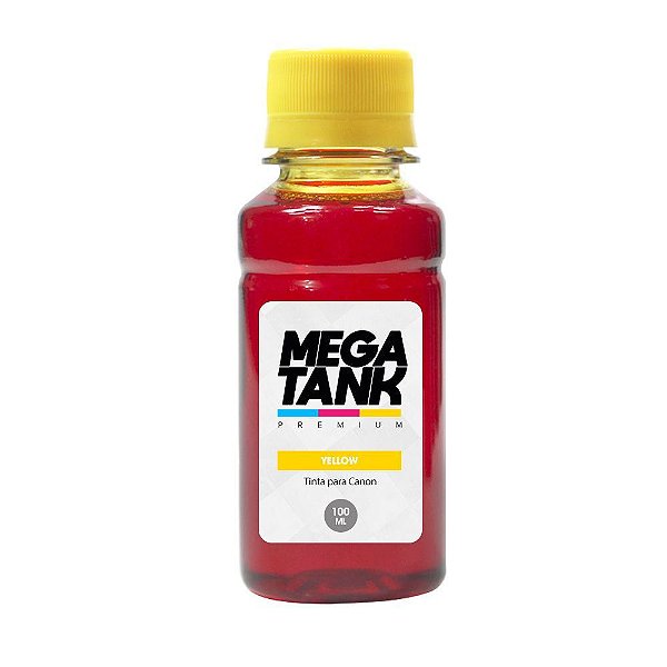 Tinta para Canon G6010 Yellow 100ml Corante Mega Tank