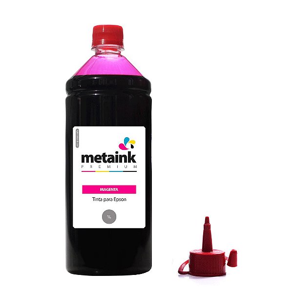 Tinta para Epson EcoTank L365 Magenta 1 Litro Corante MetaInk