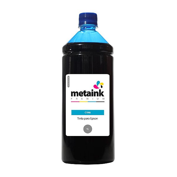 Tinta para Epson EcoTank L3110 Cyan 1 Litro Corante MetaInk