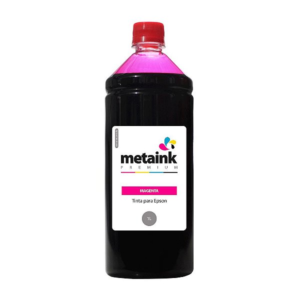 Tinta para Epson EcoTank L3110 Magenta 1 Litro Corante MetaInk