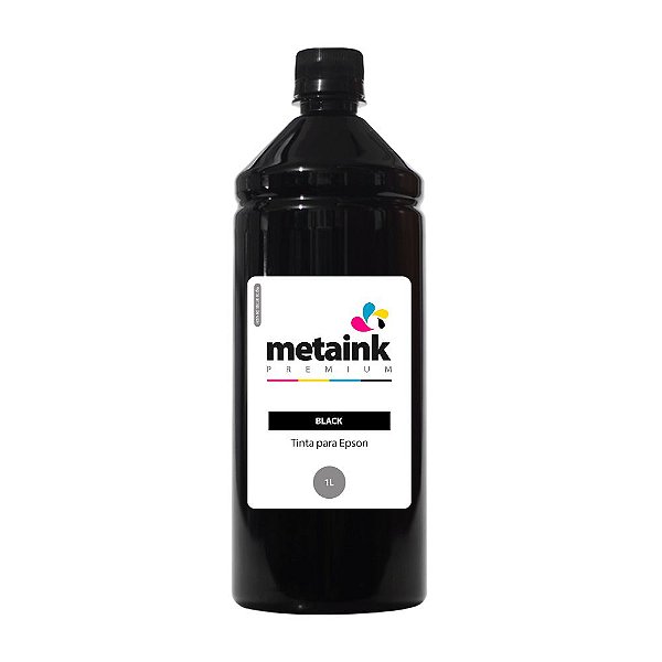 Tinta para Epson EcoTank L3110 Black 1 Litro Pigmentada MetaInk