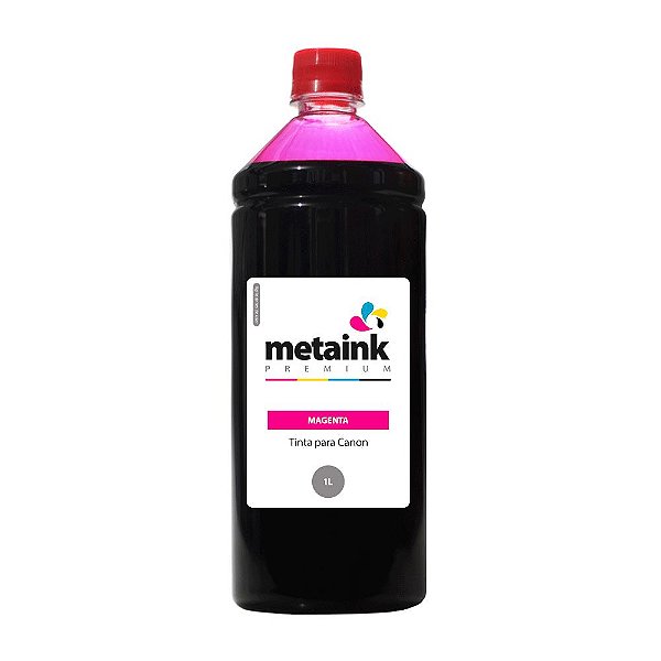 Tinta para Canon MegaTank G1100 Magenta 1 Litro Corante MetaInk